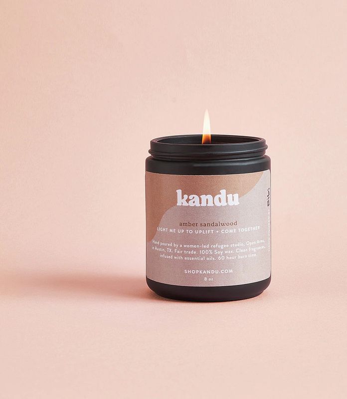 Amber Sandalwood 8oz Jar Candle