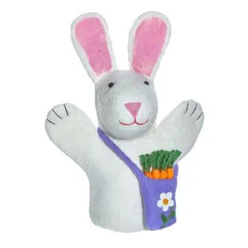 Bunny Felted Hand Puppet