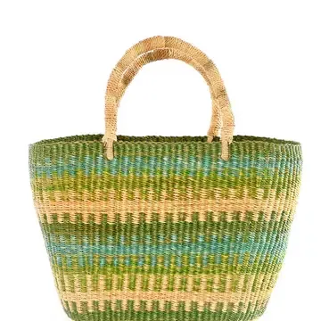 Basket Tote Elephant Grass Labadi Beach