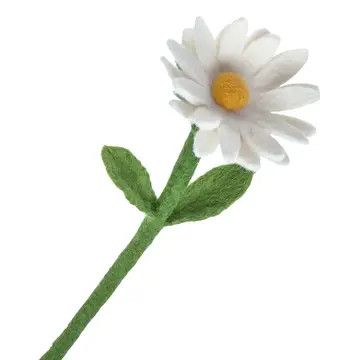 Felt Flower Stem Daisy