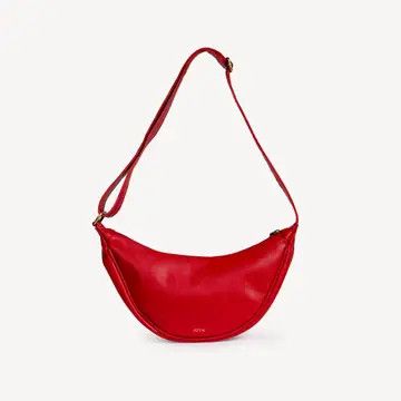 Moon Sling Bag Tomato Leather
