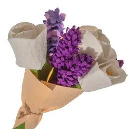 White Tulip Petite  Bouquet
