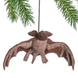 Bat Felted Ornament