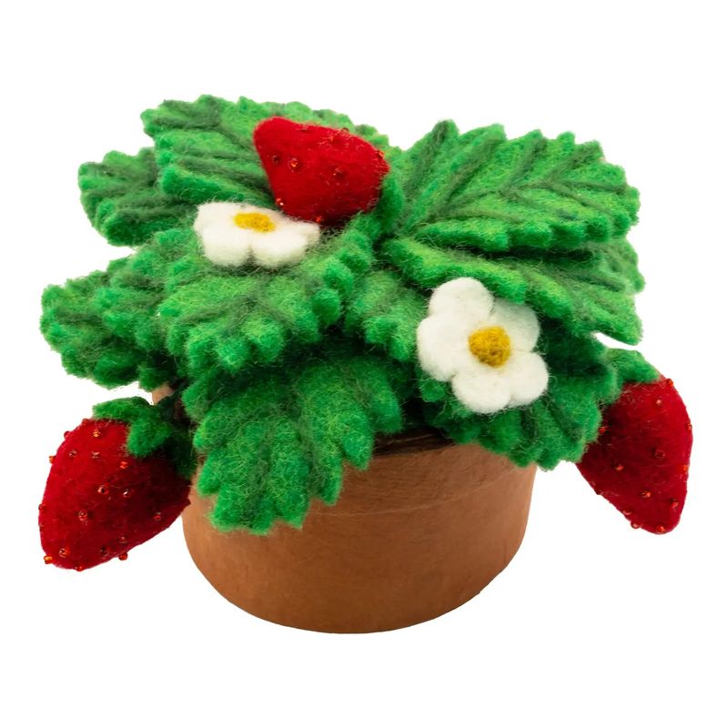 Strawberry Potted Felt Plant