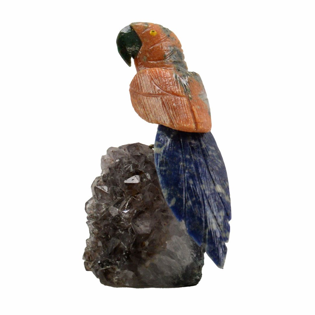Semi-Precious Stone Bird 5"