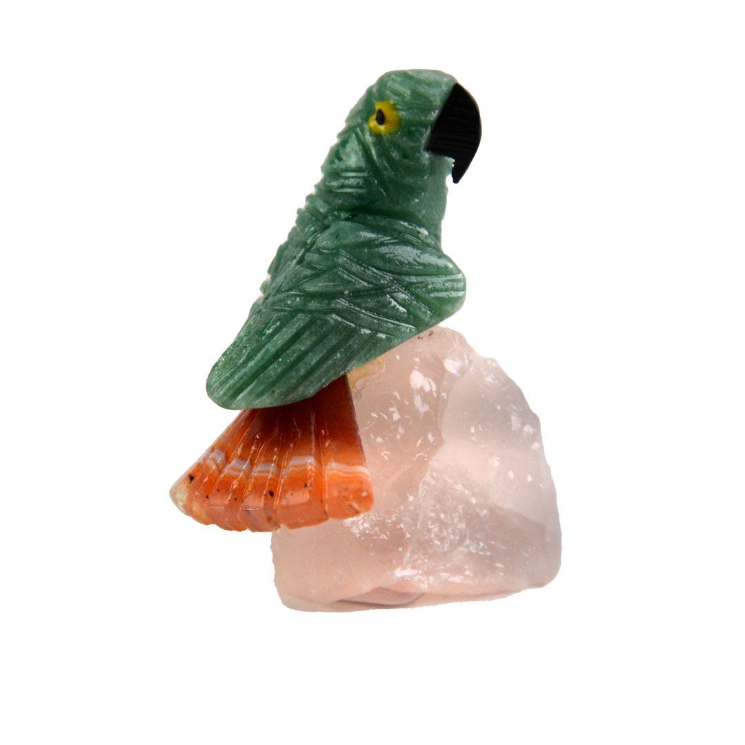 Semi-Precious Stone Bird 2"
