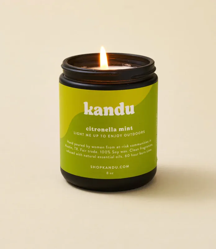 Citronella Mint 8oz Jar Candle