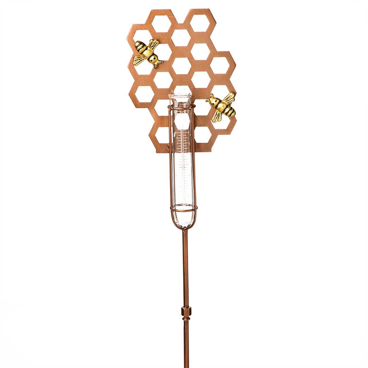 Beehive Rain Gauge Stake