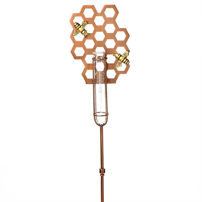 Beehive Rain Gauge Stake