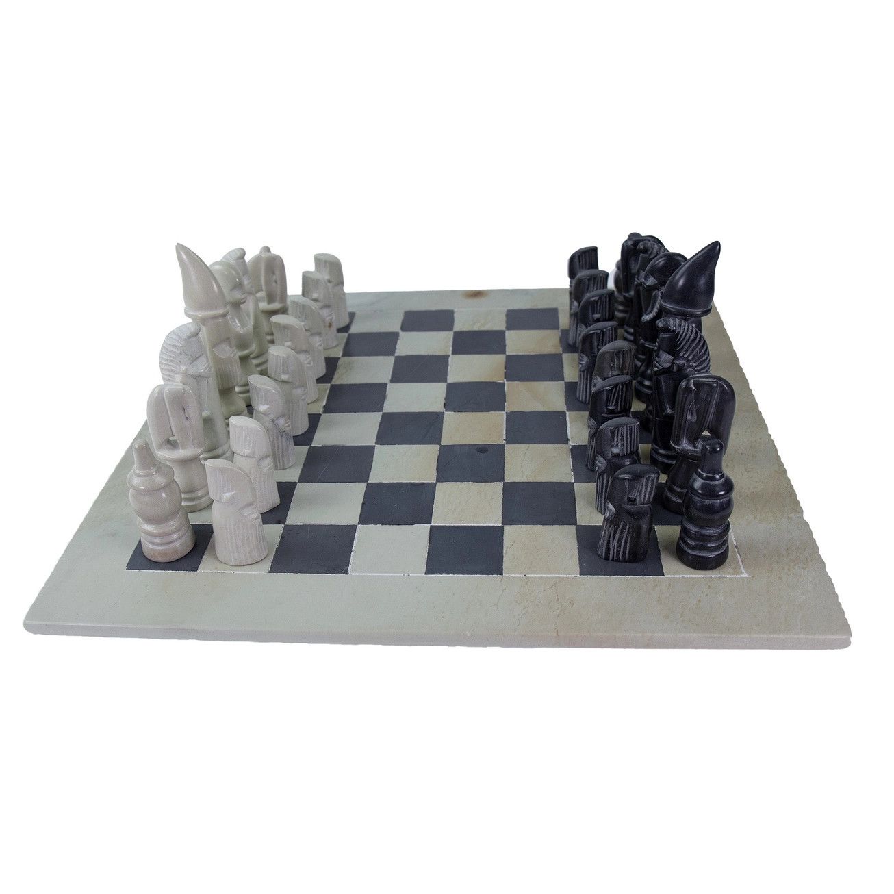 Maasai Tribal Soapstone Chess Set