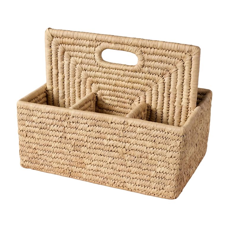 Woven Date Palm Utensil Caddy
