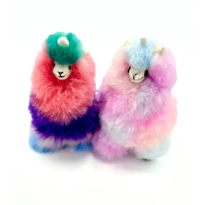 Alpaca fur llamcorn assortment. Both a unicorn and a llama in one!