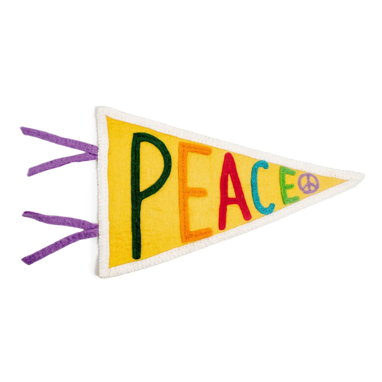 Felted Peace Pennant