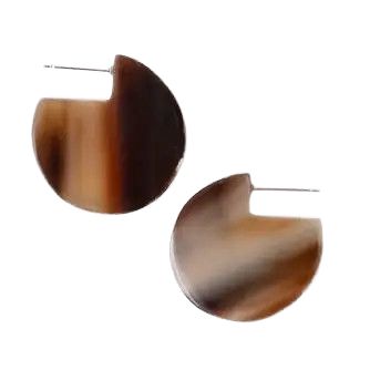 Omwezi Horn Post Earrings