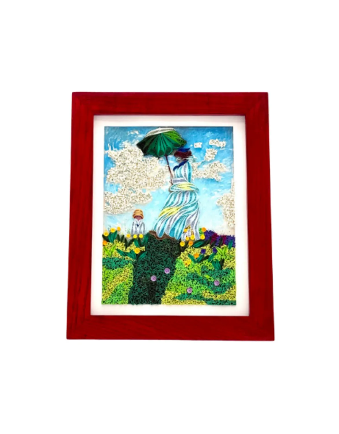 Upcycled  Red Wood Frame 5X7