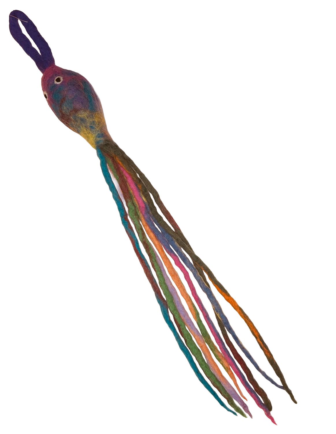 Felted Octopus Cat Toy