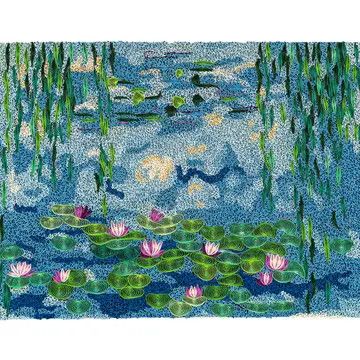 Artist Series Water Lilies Quilled Wall Art 15x11