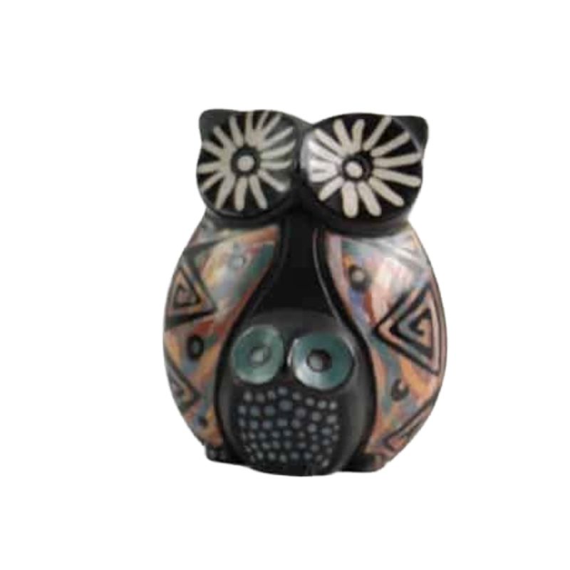 Ceramic Chulucanas Owl Mom