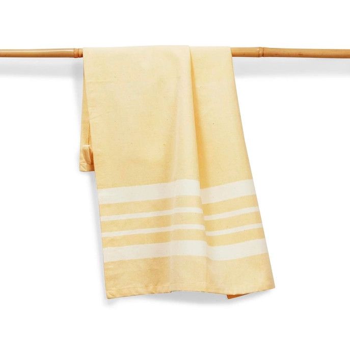 Handwoven Tea Towel - Butter