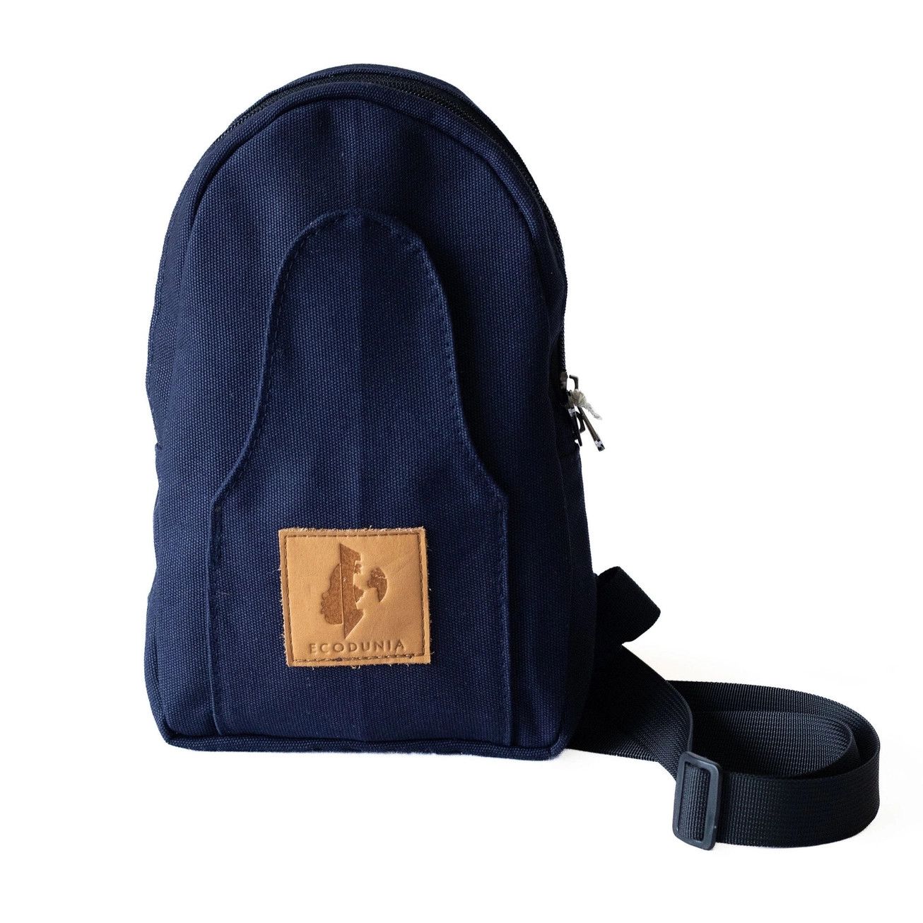 Canvas Crossbody Mini Sling - Navy