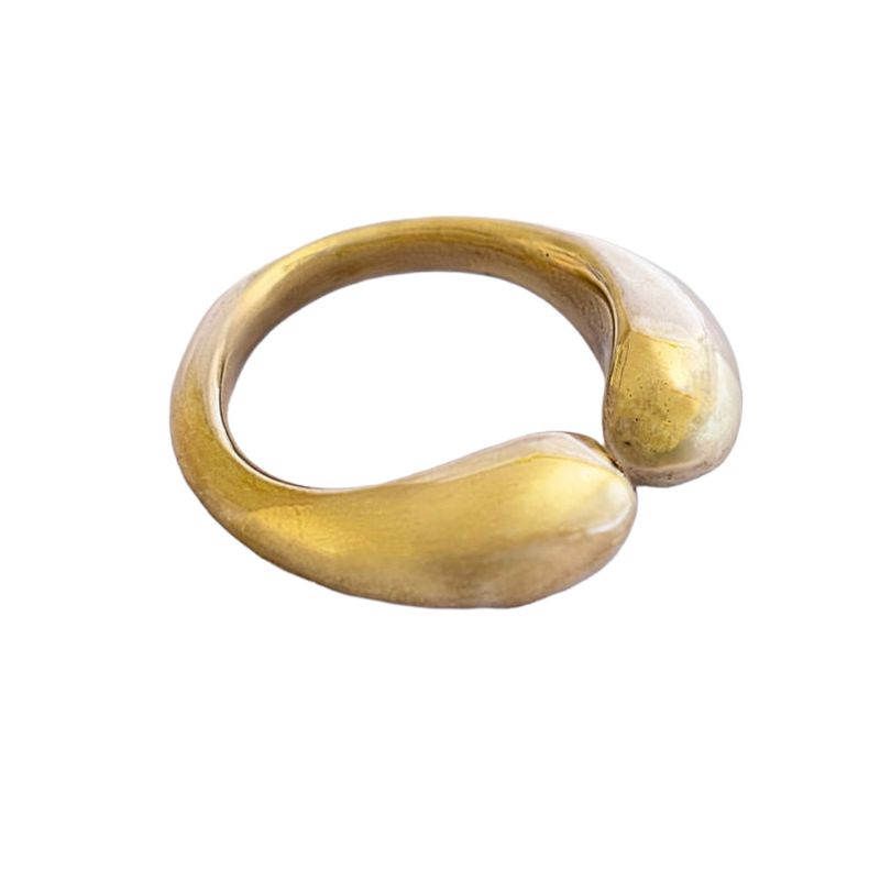 Asali Adjustable Brass Ring