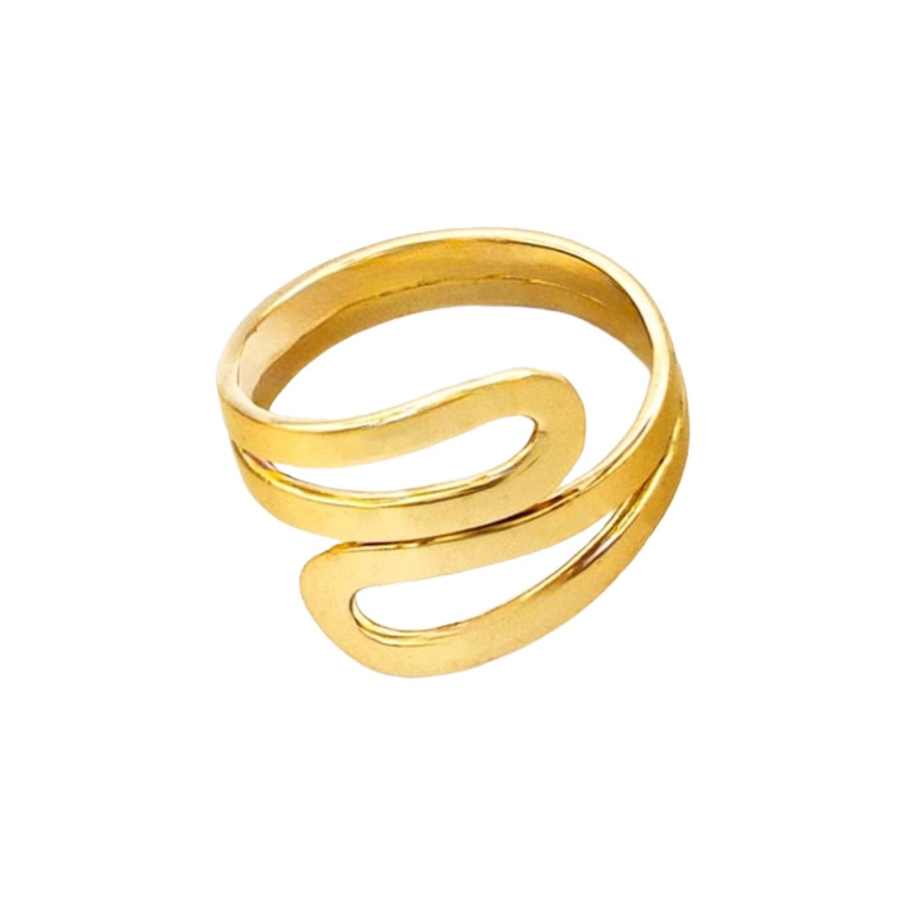 Sai Adjustable Brass Ring