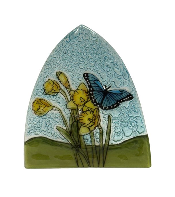 Daffodils &amp; Blue Butterfly Nightlight
