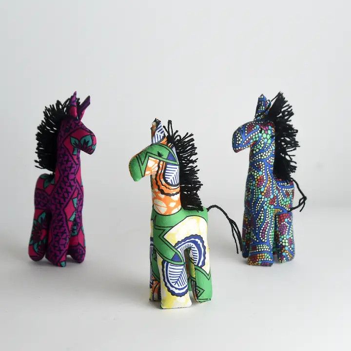 Colorful Plush Mini Giraffe