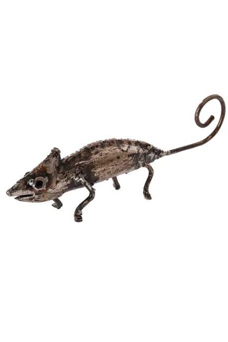 Recycled Metal Chameleon