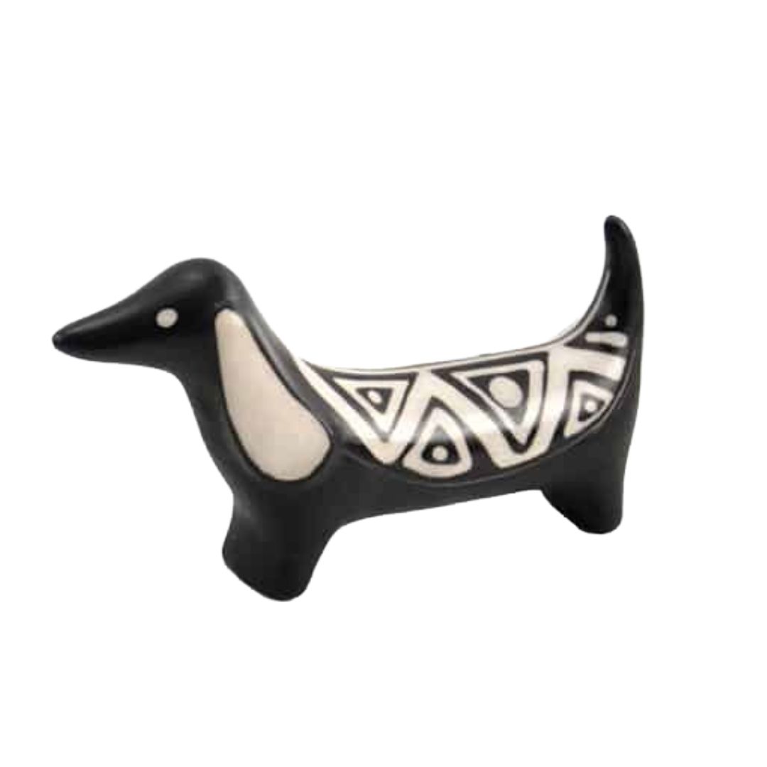 Ceramic Chulucanas Dachshund