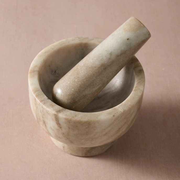 Marble Mortar &amp; Pestle Set