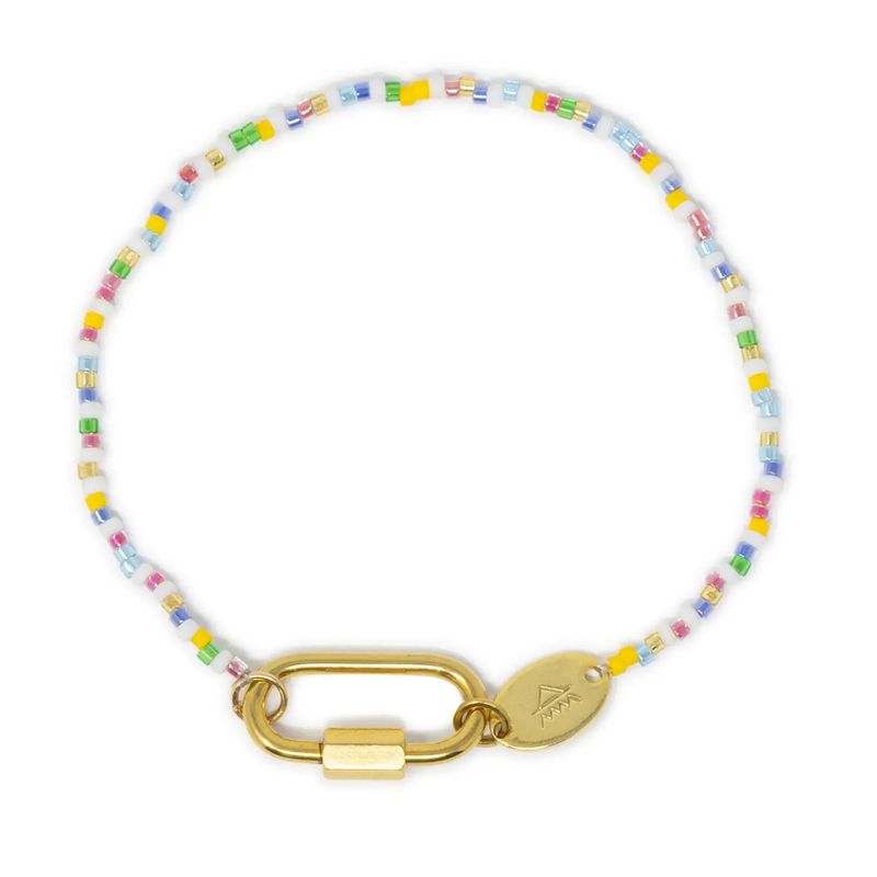 Beaded Charm Bracelet - Fruit Basket