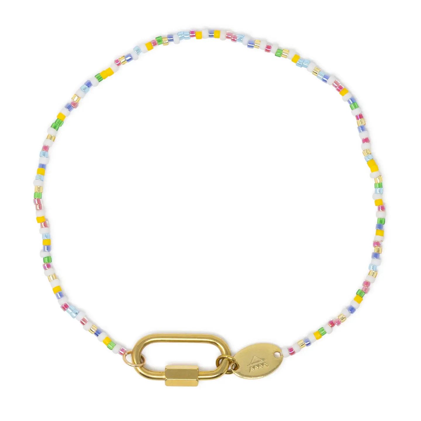 Beaded Charm Anklet - Fruit Basket