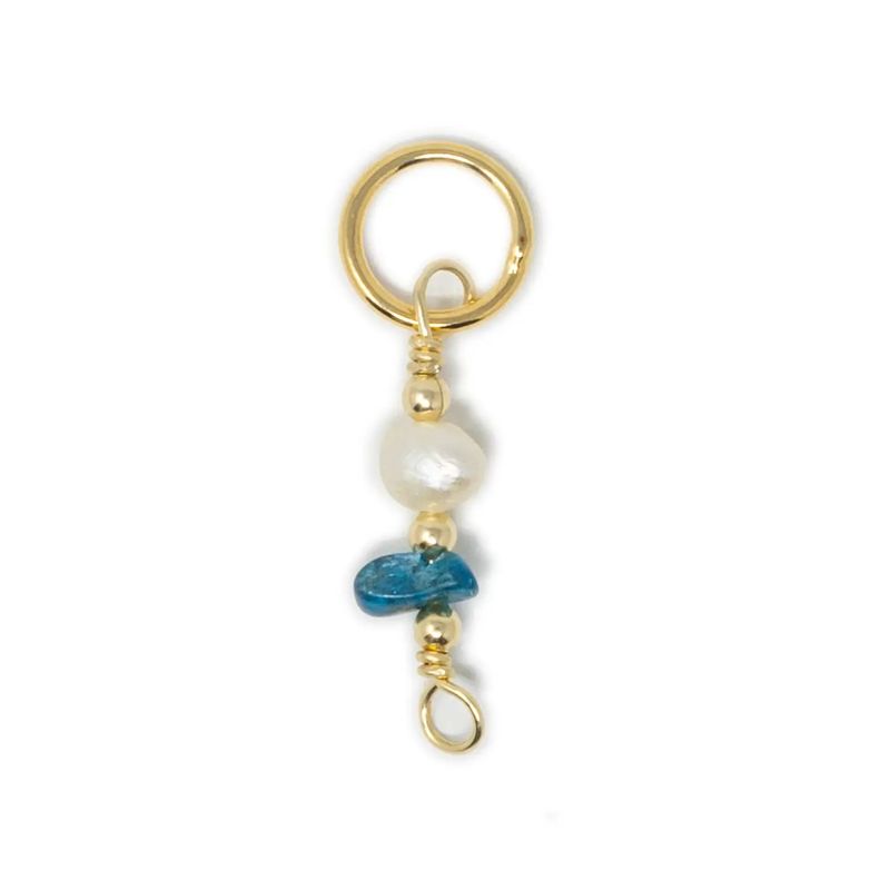 Freshwater Pearl and Apatite Charm