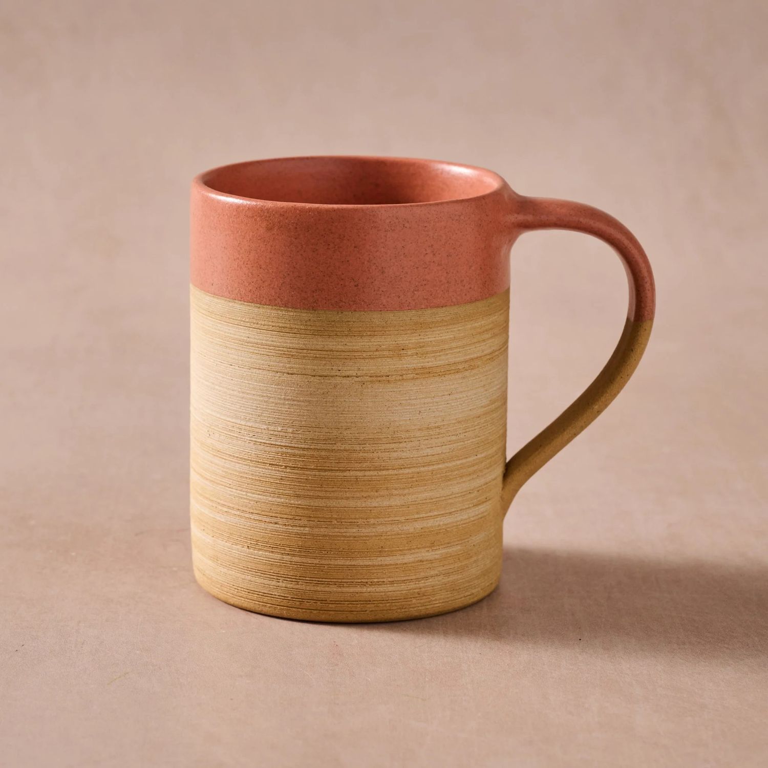 Etched Ceramic Mug - Salmon