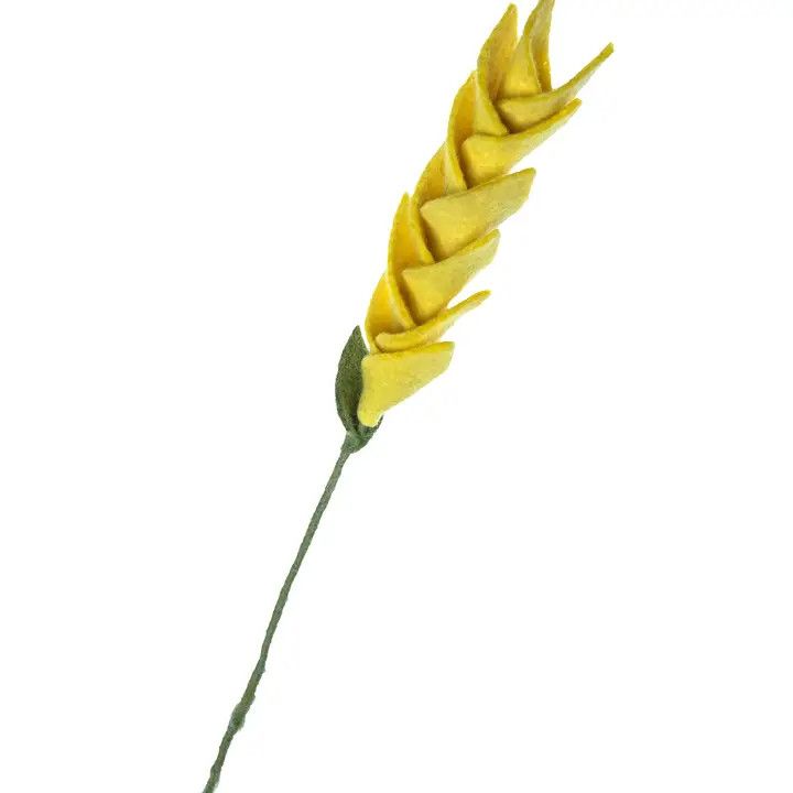 Felt Flower Yellow Ginger