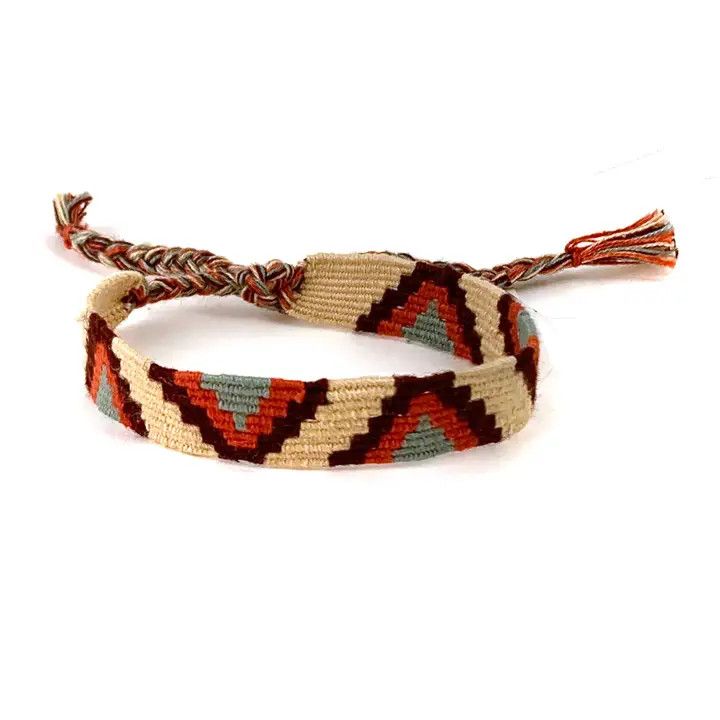 Friendship Bracelet - Multicolor, Color: Terracotta