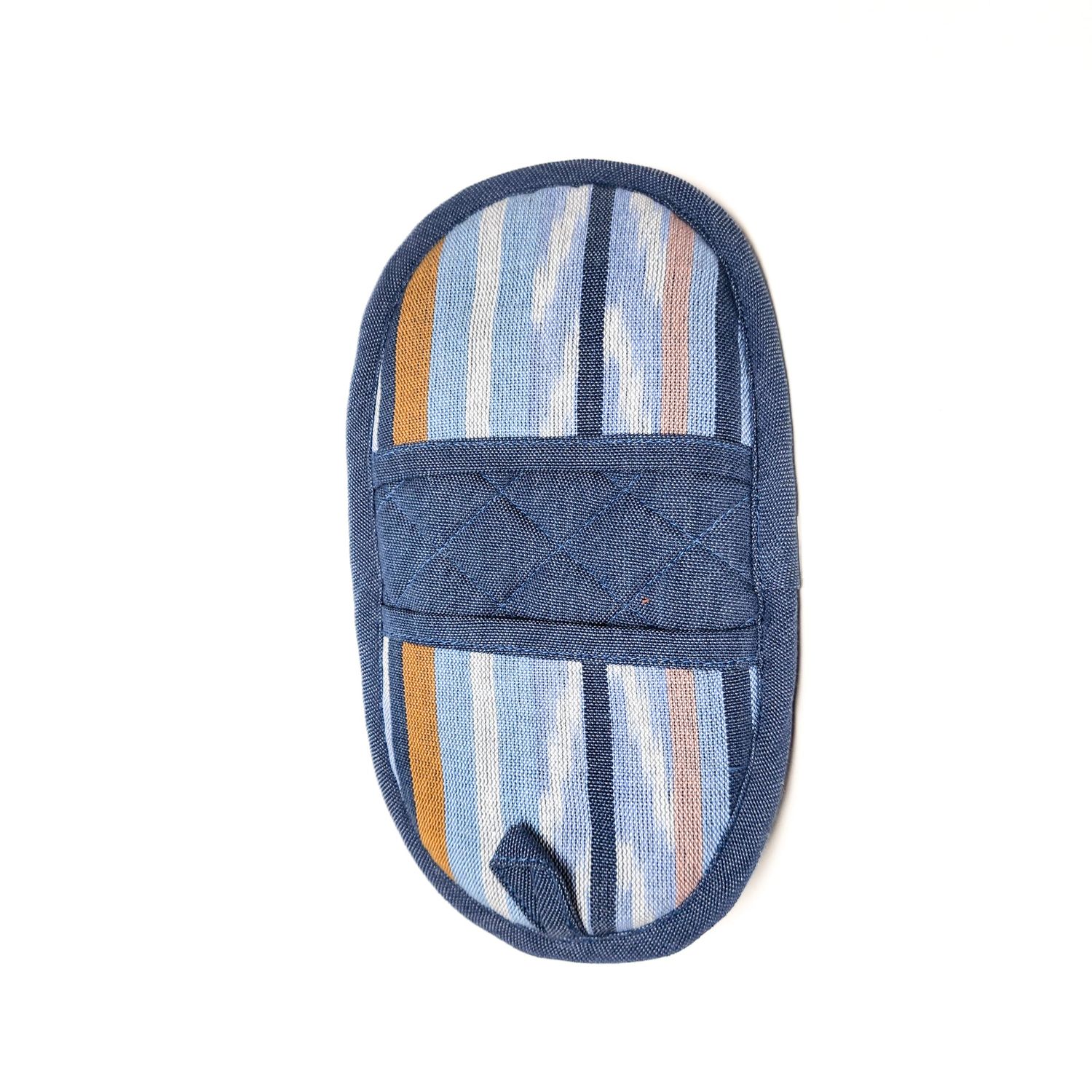 Double Ended Oval Potholder, Color: Azure Blue