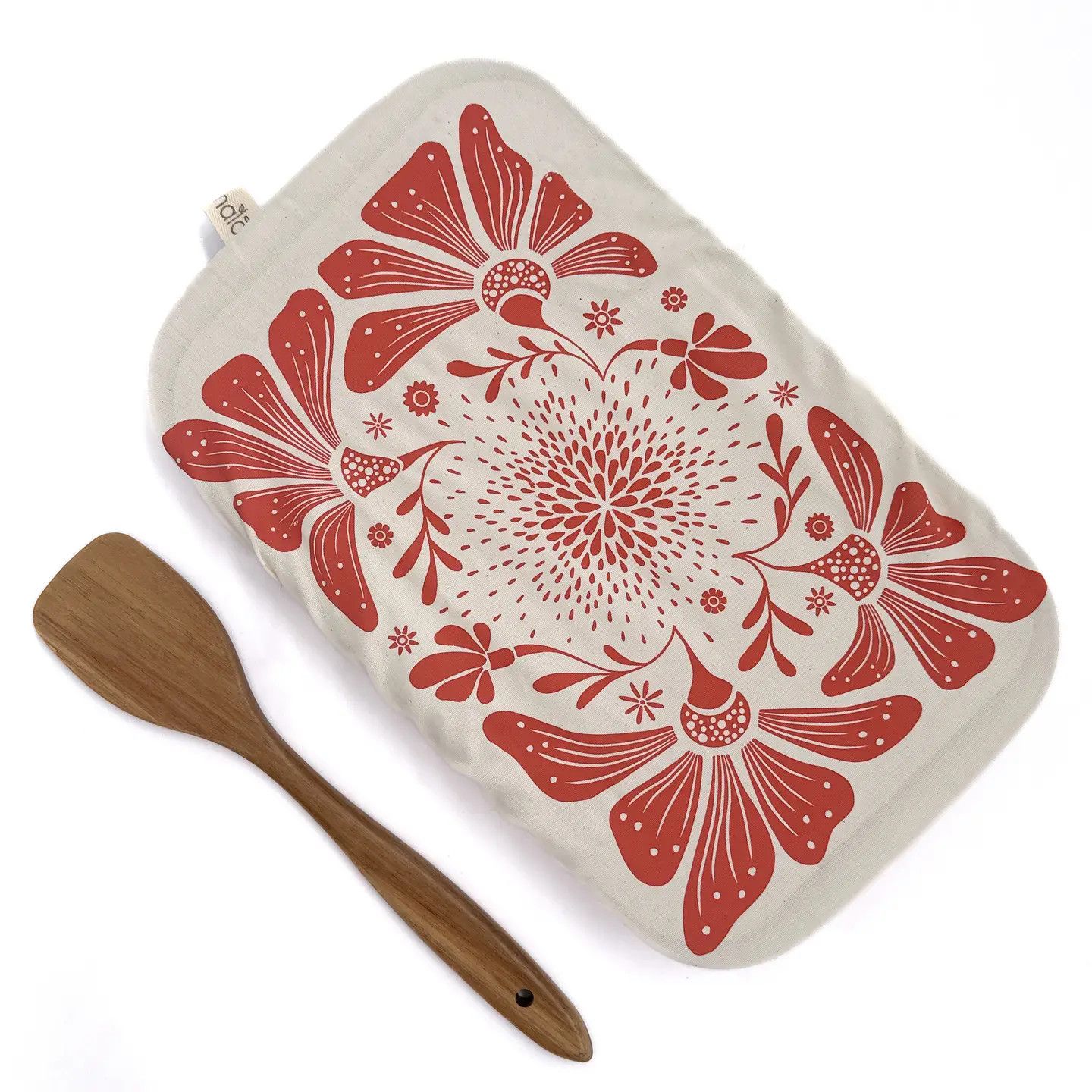 Retrobloom Screen Print Dish Cover Rectangle