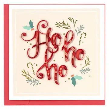 Ho Ho Ho Quilled Card