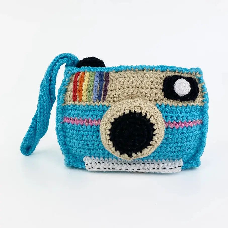 Plush Vintage Camera Rattle