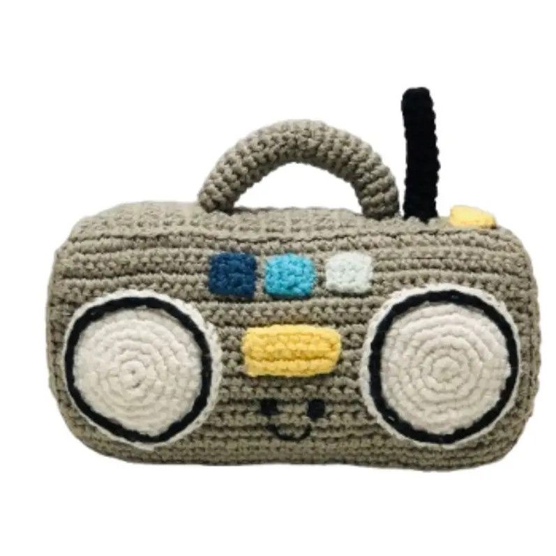 Plush Retro Radio Rattle