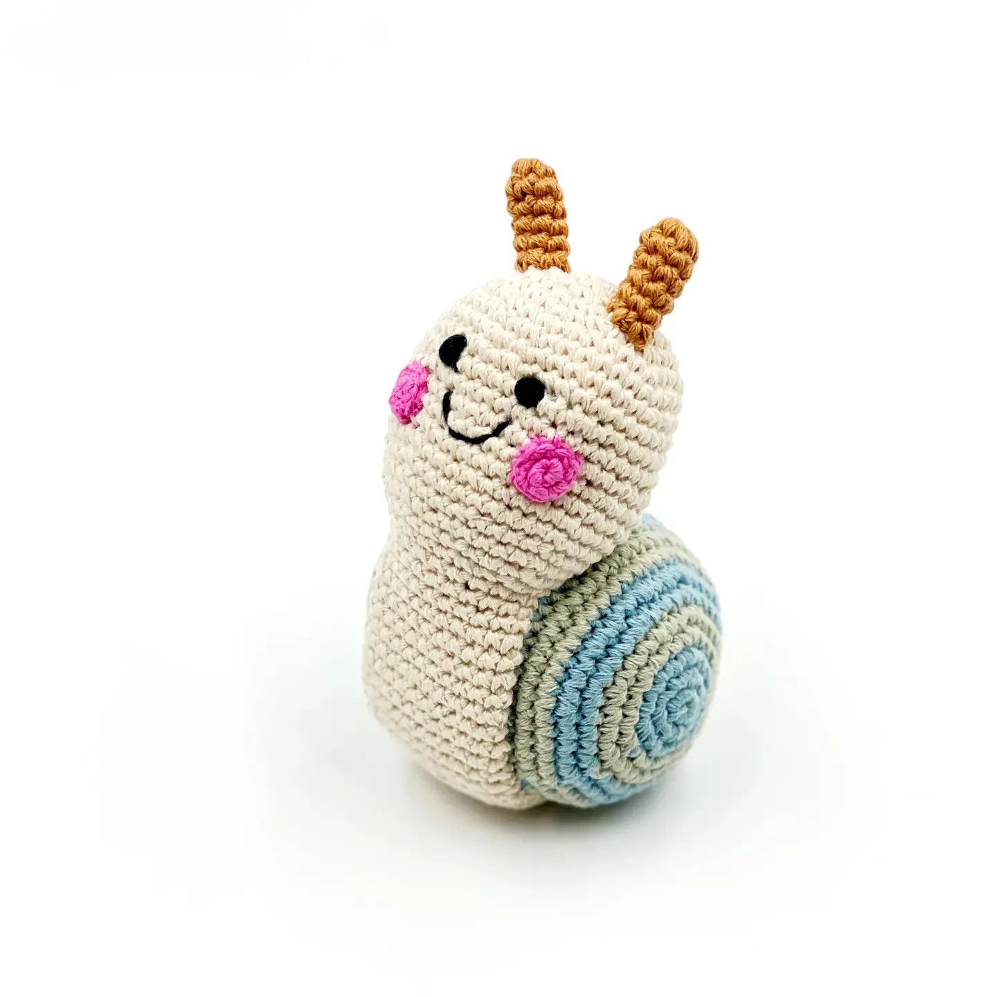 Plush Snail Rattle