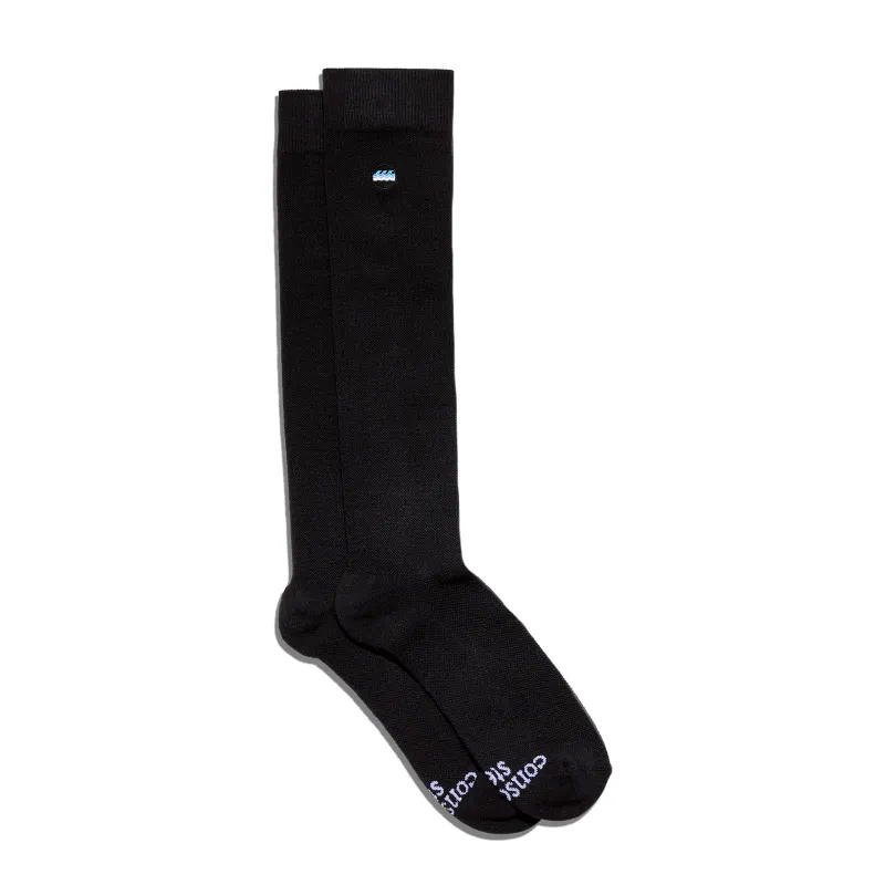 Compression Socks That Protect Oceans Black