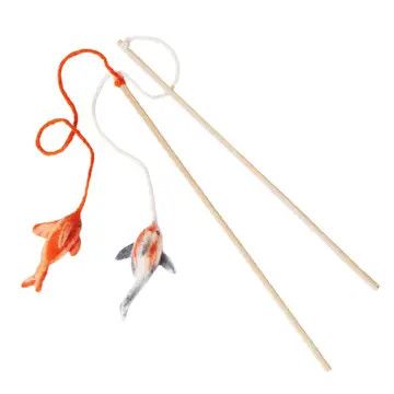 Koi Fish Felt Cat Teaser
