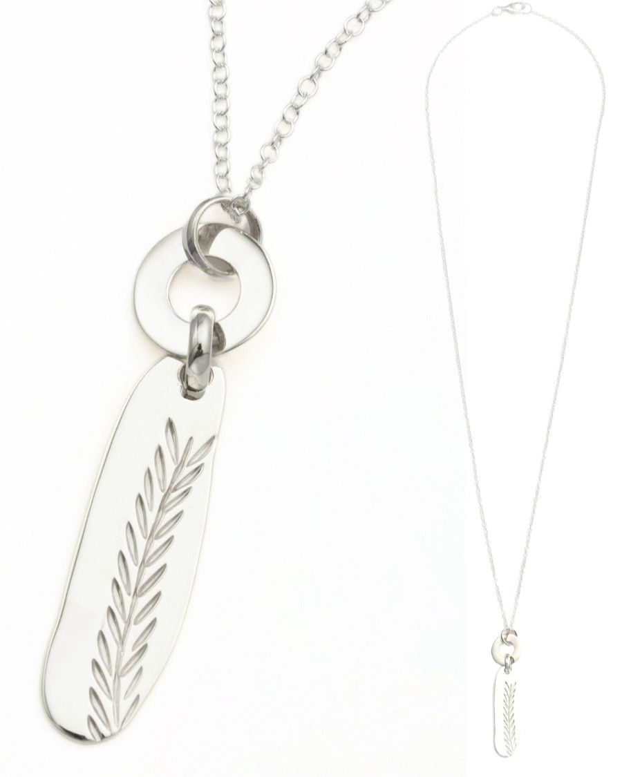 Wild Grass Sterling Silver Necklace