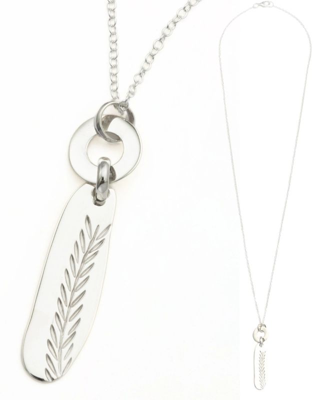 Wild Grass Sterling Silver Necklace