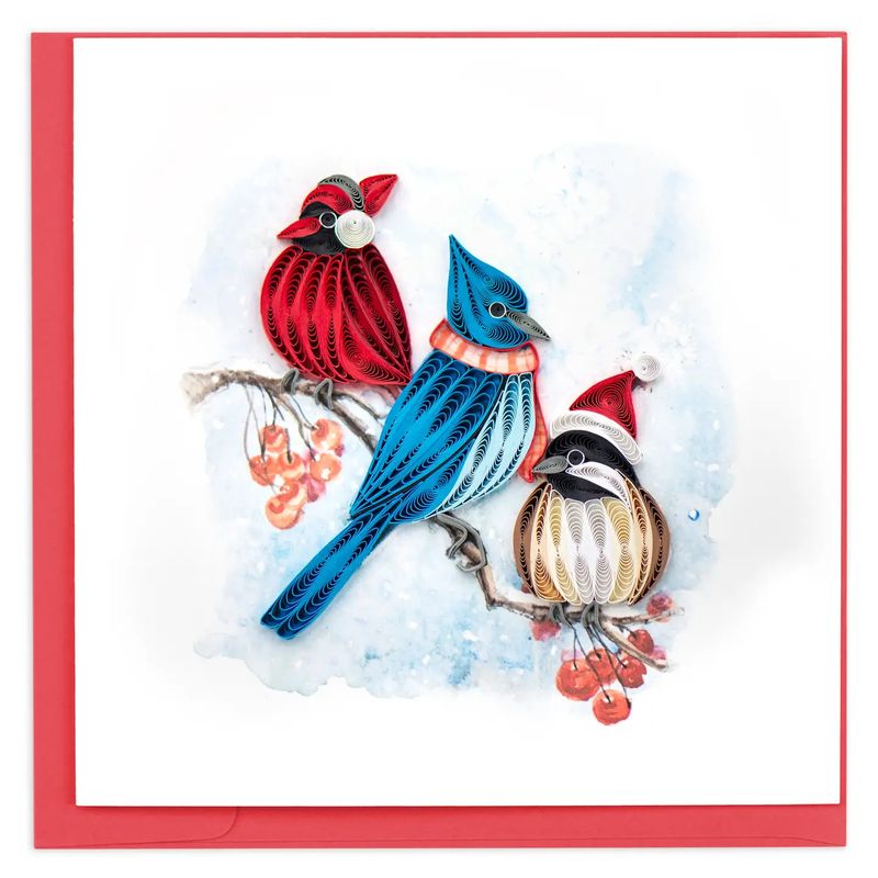 Snowbirds Quilled Card
