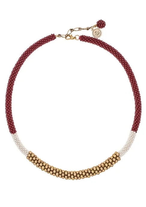 Garnet Golden Division Necklace