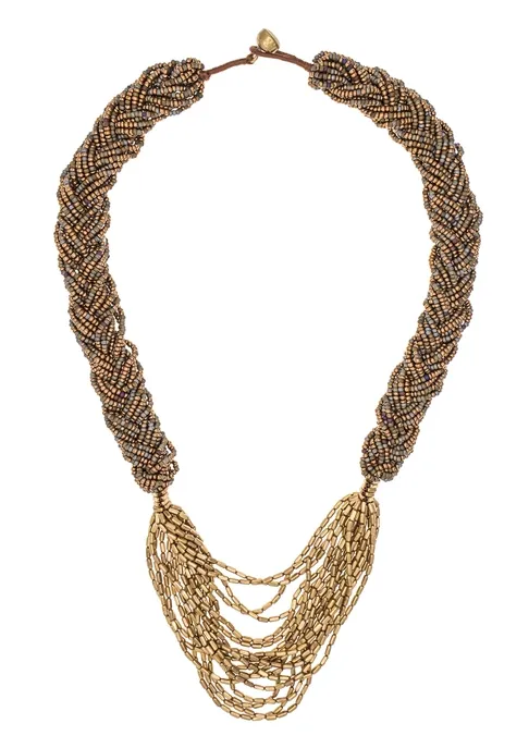 Hazel Braided Hema Necklace